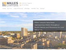 Tablet Screenshot of nilleslaw.com